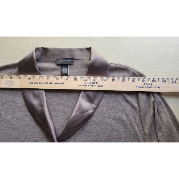 SWEATER-JONES NEW YORK-Taupe/Brown-Long Sleeves-Lightweight-Designer-Size XL - Picture 7 of 12
